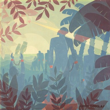 Image is an oil painting called Into Bondage